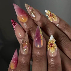 M2 Printed Nails 24pcs